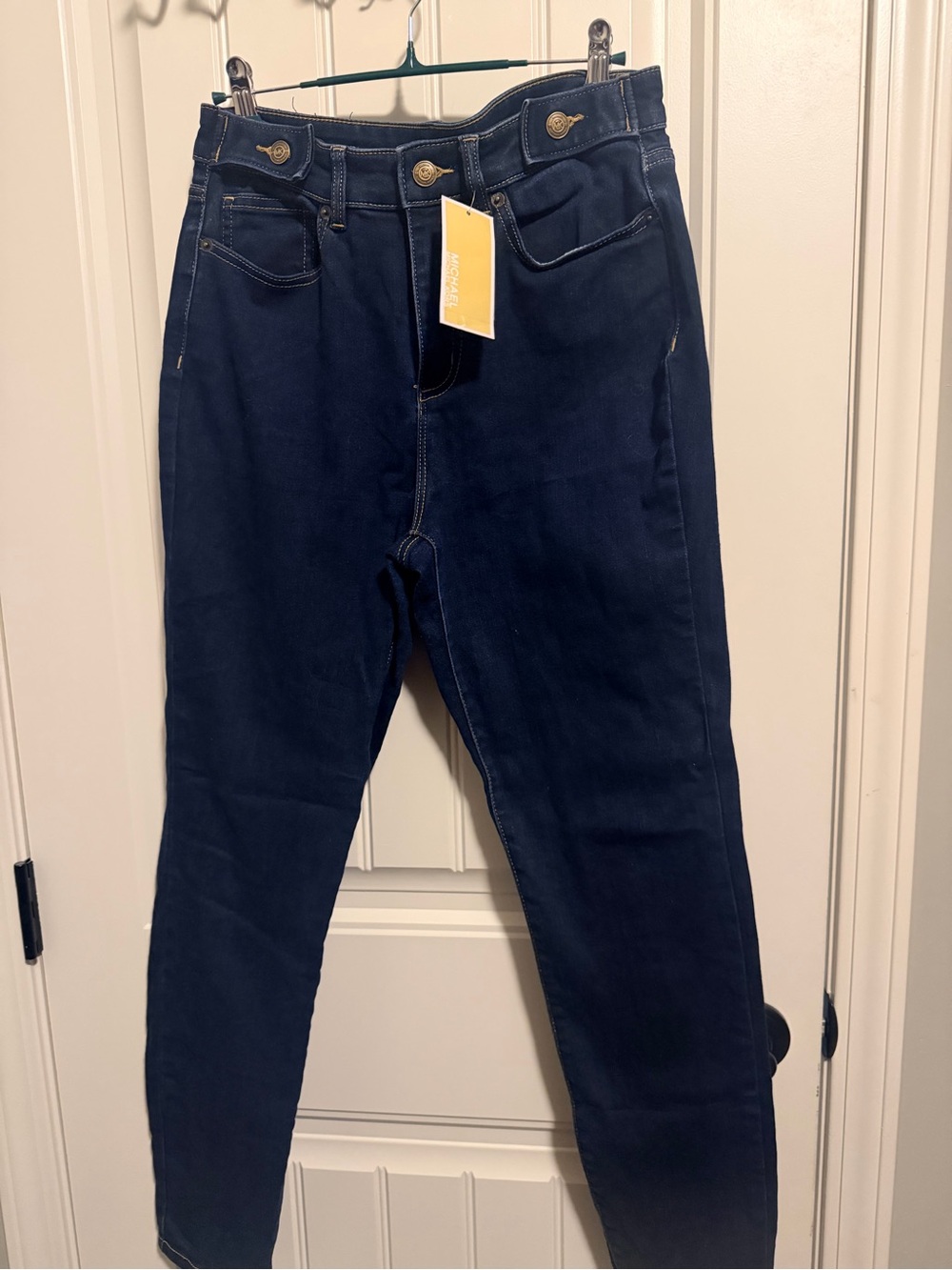 Michael Kors High-Rise Dark Blue Jeans